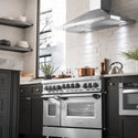 ZLINE 48 in. 6.0 cu. ft. Range with Natural Gas Stove and Natural Gas Oven in Stainless Steel, Open Box-Great Condition