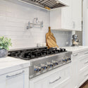 ZLINE 36 in. Legacy Gas Rangetop with 6 Burners and Porcelain Cooktop in Satin Stainless Steel, Open Box-Good Condition