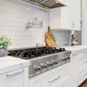 ZLINE 36 in. Legacy Gas Rangetop with 6 Burners and Porcelain Cooktop in Satin Stainless Steel, Open Box-Great Condition
