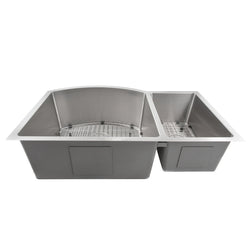 ZLINE 33 In. Under Mount Sink in Stainless Steel (Double Bowl) (SC70D-33)