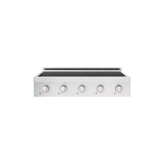 ZLINE 36 in. Paramount Induction Rangetop with 5 Element Cooktop in Satin Stainless Steel (SINRTS-36)