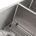 ZLINE 33 in. Anton Undermount Double Bowl Stainless Steel Kitchen Sink with Bottom Grid (SR50D-33)
