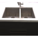 ZLINE 36 in. Chamonix Undermount Double Bowl Kitchen Sink with Bottom Grid (SR60D-36)