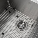 ZLINE 23 in. Meribel Undermount Single Bowl Stainless Steel Kitchen Sink with Bottom Grid (SRS-23)