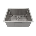 ZLINE 23 in. Meribel Undermount Single Bowl Stainless Steel Kitchen Sink with Bottom Grid (SRS-23)