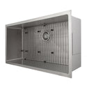 ZLINE 36 in. Meribel Undermount Single Bowl Stainless Steel Kitchen Sink with Bottom Grid (SRS-36)