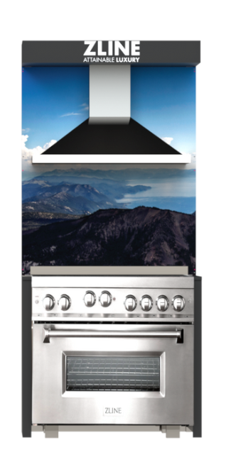 ZLINE Kitchen Vignette for 36" Range Hood and Range (VN-F)