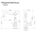 ZLINE Vikingsholm Bath Faucet in Chrome (VKS-BF-CH)