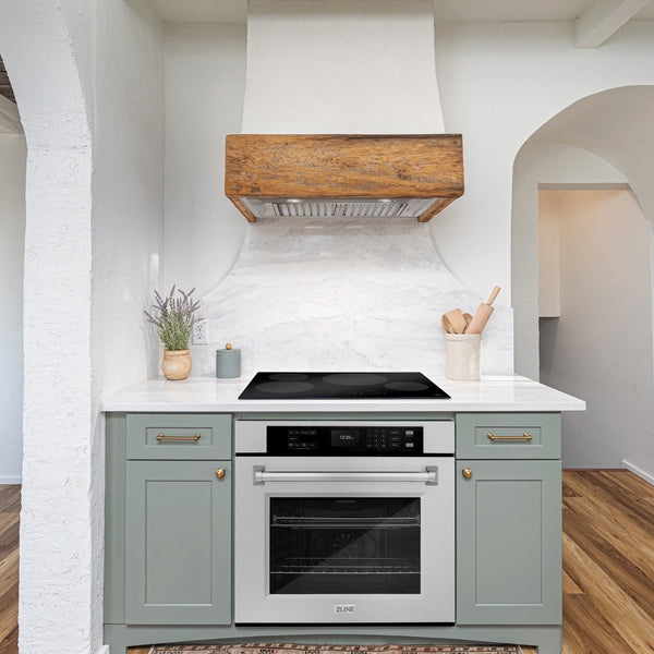 ZLINE 30 in. Professional True Convection Single Wall Oven with Air Fry and Self Clean in Satin Stainless Steel, Open Box-Great Condition