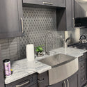 ZLINE 30 in. Zermatt Farmhouse Apron Mount Single Bowl Stainless Steel Kitchen Sink with Bottom Grid (SAS-30)