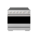 ZLINE 36 in. 5.2 cu. ft. Marino Induction Range with 5 Element Cooktop and Electric Convection Oven in Stainless Steel (MINR36)
