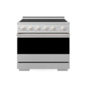 ZLINE 36 in. 5.2 cu. ft. Marino Induction Range with 5 Element Cooktop and Electric Convection Oven in Satin Stainless Steel (MINRS-36)