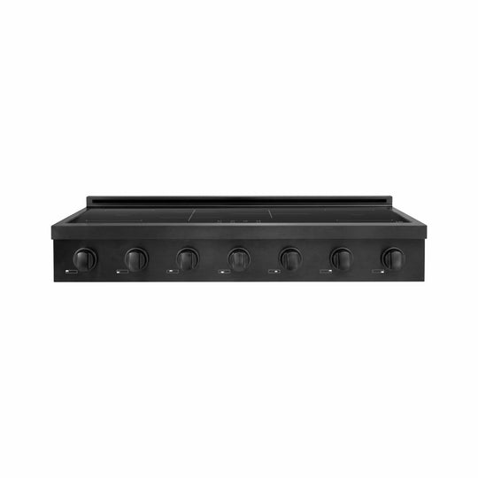 ZLINE 48 in. Paramount Induction Rangetop with 7 Element Cooktop in Black Stainless Steel (SINRTB-48)