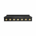 ZLINE Autograph Edition 48 in. Paramount Induction Rangetop with 7 Element Cooktop in Black Stainless Steel and Polished Gold Accents (SINRTBZ-48-G)