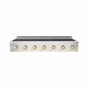 ZLINE Autograph Edition 48 in. Paramount Induction Rangetop with 7 Element Cooktop in Stainless Steel and Polished Gold Accents (SINRTZ-48-G)