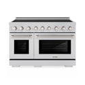 ZLINE 48 in. 6.7 cu. ft. Paramount Induction Range with 7 Element Cooktop and Dual Ovens in Stainless Steel (SINR48)