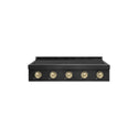 ZLINE Autograph Edition 36 in. Paramount Induction Rangetop with 5 Element Cooktop in Black Stainless Steel and Champagne Bronze Accents (SINRTBZ-36-CB)