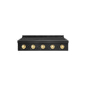 ZLINE Autograph Edition 36 in. Paramount Induction Rangetop with 5 Element Cooktop in Black Stainless Steel and Polished Gold Accents (SINRTBZ-36-G)