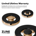 ZLINE Autograph Edition 48 in. 6.7 cu. ft. Paramount Dual Fuel Range with 8 Burner DuoPro™ Cooktop and Dual Ovens in Satin Stainless Steel with White Matte Doors and Matte Black Accents, Open Box-Good Condition