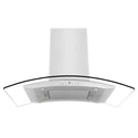 ZLINE 36" Convertible Vent Island Mount Range Hood in Stainless Steel & Glass (GL14i-36)