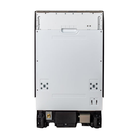 ZLINE 18 in. Compact Blue Matte Top Control Built-In Dishwasher with Stainless Steel Tub and Modern Style Handle, 52dBa (DW-BM-H-18)