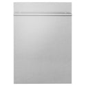 ZLINE 18 in. Compact Top Control Built-In Dishwasher with Satin Stainless Steel Panel and Stainless Steel Tub with Modern Style Handle, 52dBa (DW-SN-18)