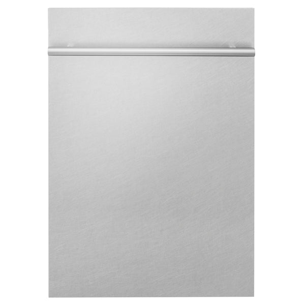 ZLINE 18 in. Compact Top Control Built-In Dishwasher with Satin Stainless Steel Panel and Stainless Steel Tub with Modern Style Handle, 52dBa (DW-SN-18)
