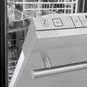 ZLINE 18 in. Compact Top Control Built-In Dishwasher with Satin Stainless Steel Panel and Stainless Steel Tub with Modern Style Handle, 52dBa (DW-SN-18)