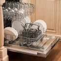 ZLINE 24 in. Top Control Dishwasher with Fingerprint Resistant Stainless Steel Panel and Traditional Style Handle, 52dBa (DW-SN-H-24)-Dishwashers-DW-SN-H-24 ZLINE Kitchen and Bath