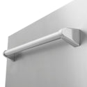 ZLINE 24 in. Top Control Dishwasher with Stainless Steel Panel and Traditional Style Handle, 52dBa (DW-304-H-24) close-up, handle.
