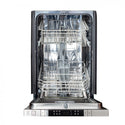 ZLINE 18 in. Compact Unfinished Top Control Built-In Dishwasher with Stainless Steel Tub and Modern Style Handle, 52dBa (DW-UF-18)