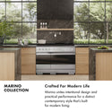 ZLINE Autograph Edition 30 in. 4.2 cu. ft. Marino Induction Range with 4 Element Cooktop and Electric Convection Oven in Satin Stainless Steel with Polished Gold Accents (MINRSZ-30-G)