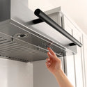 ZLINE 30 in. Autograph Edition Convertible Stainless Steel Range Hood with Stainless Steel Shell and Matte Black Accents (KB4STZ-30-MB)
