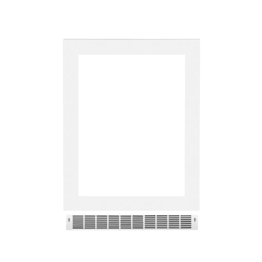 ZLINE 24 in. Touchstone Undercounter Refrigeration Door in White Matte (RPO-WM-24)