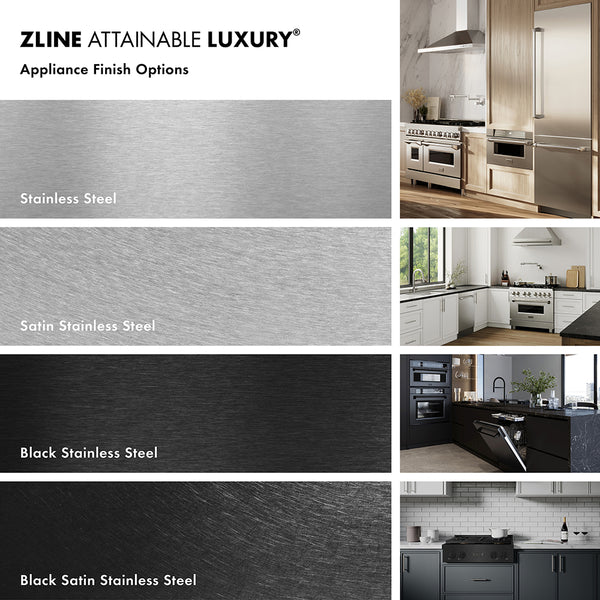 ZLINE 30 in. Legacy Gas Rangetop with 4 Brass Burners and Porcelain Cooktop in Satin Stainless Steel (RTS-BR-30)