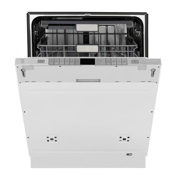 ZLINE 24 in. Monument Series 3rd Rack Top Touch Control Dishwasher with Stainless Steel Tub, 45dBa, Open Box-Good Condition