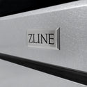 ZLINE Autograph Edition 30 in. 4.2 cu. ft. Paramount Dual Fuel Range with 4 Burner Gas Cooktop and Electric Convection Oven in DuraSnow® Stainless Steel with Polished Gold Accents (SDRSZ-30-G)