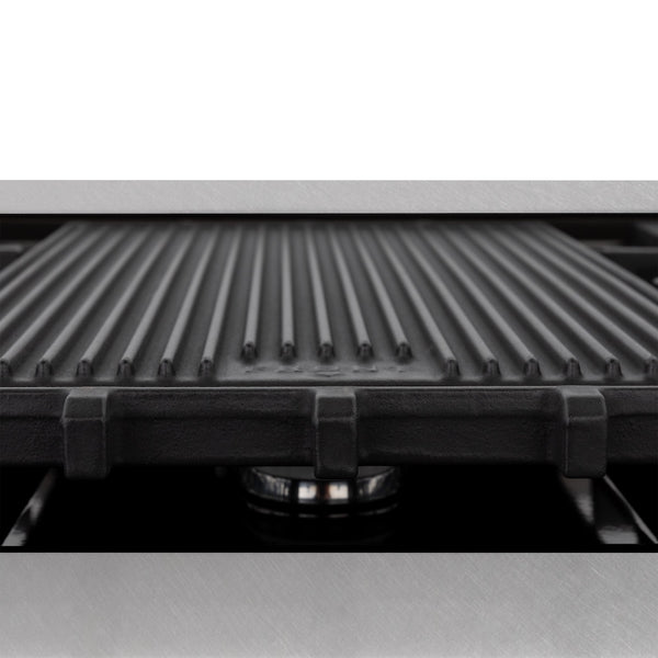 ZLINE Autograph Edition 48 in. 6.0 cu. ft. Legacy Dual Fuel Range with 7 Burner Gas Cooktop and 2 Electric Ovens in Satin Stainless Steel with Black Matte Doors and Polished Gold Accents, Open Box-Great Condition