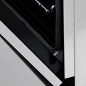 ZLINE Autograph Edition 30 in. 4.0 cu. ft. Legacy Dual Fuel Range with 4 Burner Gas Cooktop and Electric Convection Oven in Satin Stainless Steel and Matte Black Accents, Open Box-Good Condition