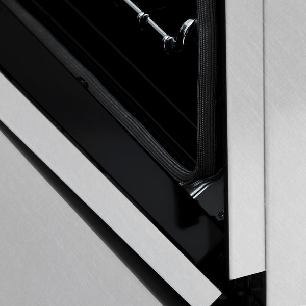 ZLINE Autograph Edition 48 in. 6.0 cu. ft. Legacy Dual Fuel Range with 7 Burner Gas Cooktop and 2 Electric Ovens in Satin Stainless Steel and Champagne Bronze Accents (RASZ-SN-48-CB)