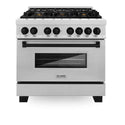 ZLINE Autograph Edition 48 in. 6.0 cu. ft. Legacy Dual Fuel Range with 7 Burner Gas Cooktop and 2 Electric Ovens in Satin Stainless Steel and Champagne Bronze Accents (RASZ-SN-48-CB)
