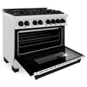 ZLINE Autograph Edition 48 in. 6.0 cu. ft. Legacy Dual Fuel Range with 7 Burner Gas Cooktop and 2 Electric Ovens in Satin Stainless Steel and Champagne Bronze Accents (RASZ-SN-48-CB)