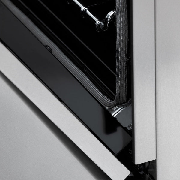 ZLINE Autograph Edition 48 in. 6.0 cu. ft. Legacy Dual Fuel Range with 7 Burner Gas Cooktop and 2 Electric Ovens in Satin Stainless Steel and Polished Gold Accents, Open Box-Good Condition