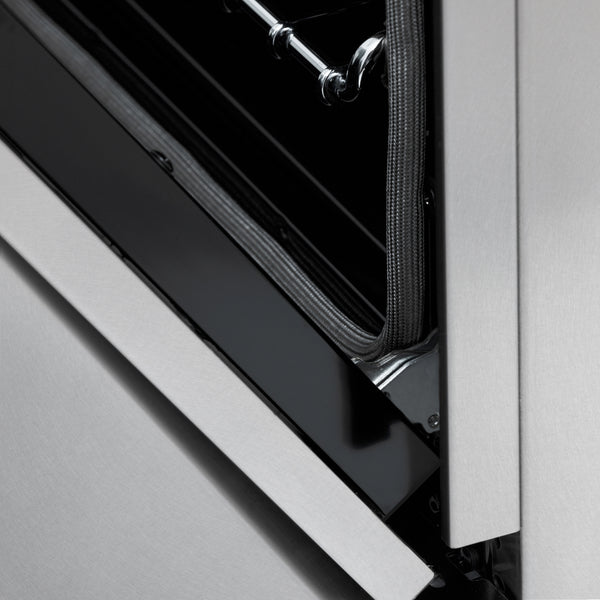 ZLINE Autograph Edition 48 in. 6.0 cu. ft. Legacy Dual Fuel Range with 7 Burner Gas Cooktop and 2 Electric Ovens in Satin Stainless Steel and Polished Gold Accents, Open Box-Great Condition