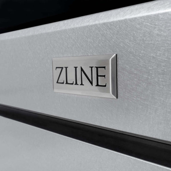 ZLINE Autograph Edition 36 in. 5.2 cu. ft. Paramount Gas Range with 6 Burner Cooktop and Convection Gas Oven in Satin Stainless Steel and Champagne Bronze Accents, Open Box-Good Condition