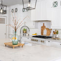 ZLINE Autograph Edition 30 in. Legacy Gas Rangetop with 4 Burners and Porcelain Cooktop in Satin Stainless Steel with Champagne Bronze Accents, Open Box-Great Condition