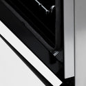 ZLINE Autograph Edition 30 in. 4.0 cu. ft. Legacy Dual Fuel Range with 4 Burner Gas Cooktop and Electric Convection Oven in Satin Stainless Steel with White Matte Door and Polished Gold Accents, Open Box-Good Condition