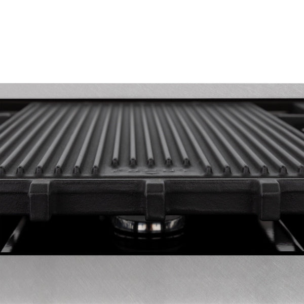 ZLINE Autograph Edition 48 in. 6.0 cu. ft. Legacy Dual Fuel Range with 7 Burner Gas Cooktop and 2 Electric Ovens in Satin Stainless Steel with White Matte Doors and Champagne Bronze Accents, Open Box-Good Condition