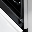 ZLINE Autograph Edition 48 in. 6.0 cu. ft. Legacy Dual Fuel Range with 7 Burner Gas Cooktop and 2 Electric Ovens in Satin Stainless Steel with White Matte Doors and Polished Gold Accents, Open Box-Great Condition