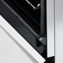 ZLINE Autograph Edition 60 in. 7.4 cu. ft. Legacy Dual Fuel Range with 9 Burner Gas Cooktop and 2 Electric Convection Ovens in Satin Stainless Steel with White Matte Doors and Champagne Bronze Accents, Open Box-Great Condition